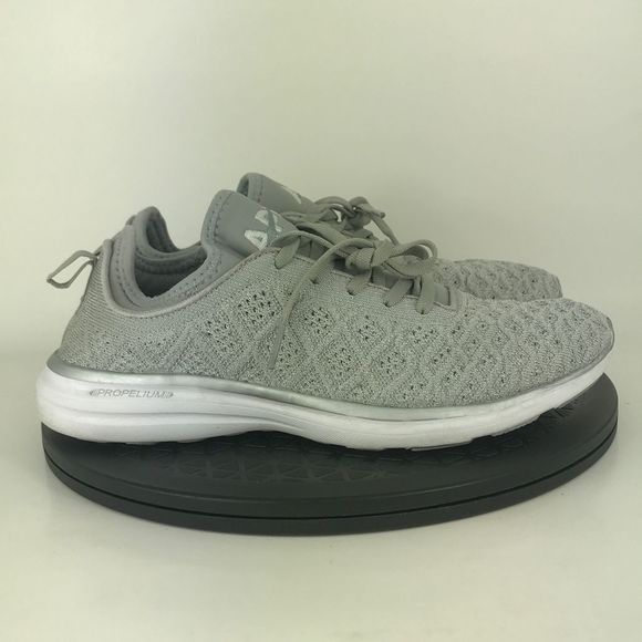 APL Techloom Phantom Gray/Silver Athletic Running Shoes Women's Size 9.5 - Picture 4 of 12